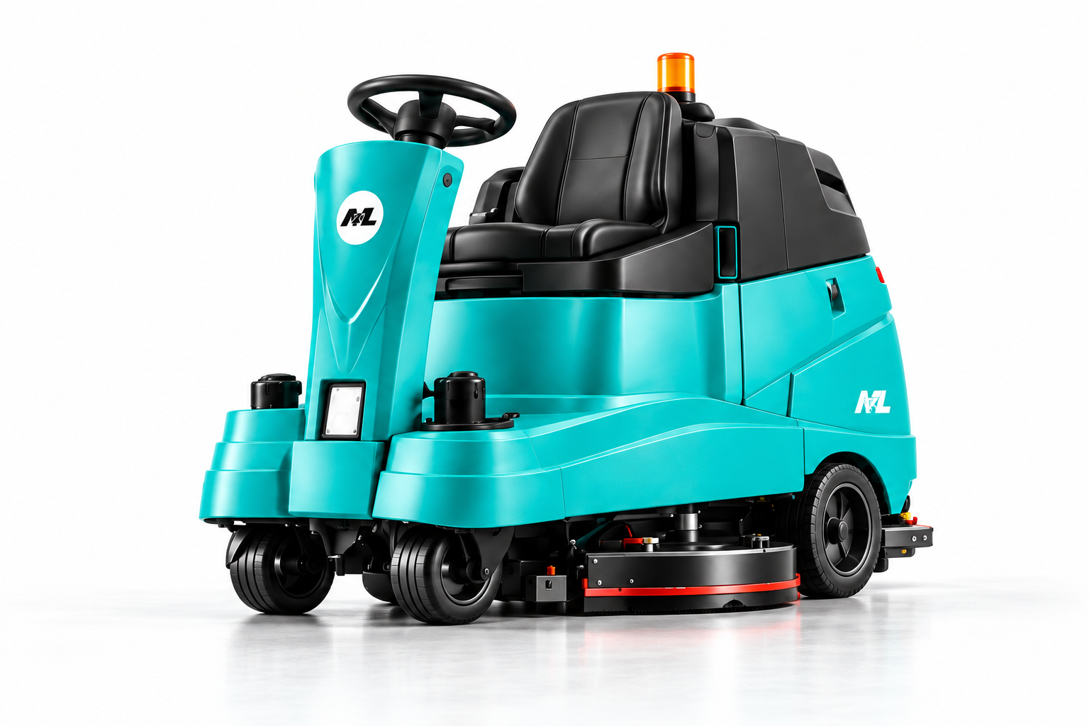 MZL Ride-on commercial floor scrubber